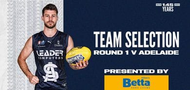 BETTA Squad Selection: Round 1 vs Adelaide